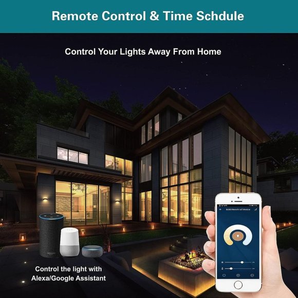 New Smart Ceiling Light • 12" Flush Mount • Alexa/Google Home Compatible - Picture 3 of 10